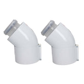 BULEX COUDE 45° 80/125 (2 pièces) 0020257024 (ex A2034000)